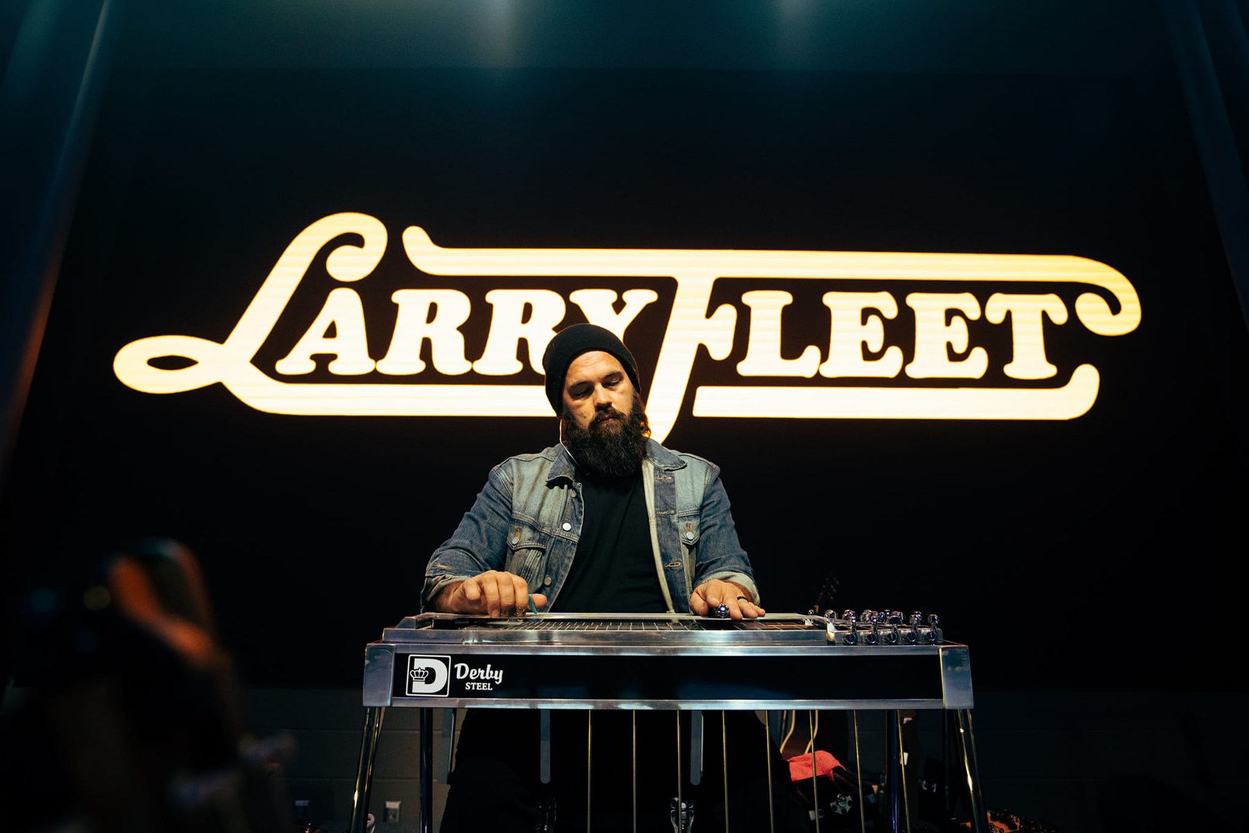 Jon Jimmerson playing pedal steel guitar